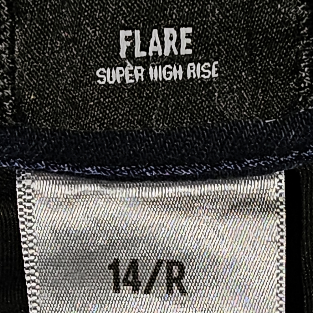 Flare Super High Rise Jeans - Dark Wash